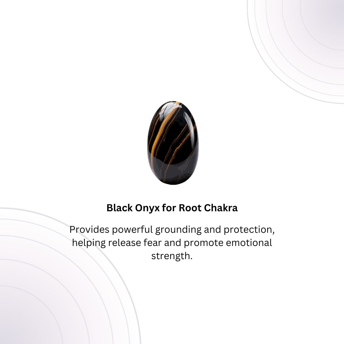 Black Onyx Wellness Ring for Protection
