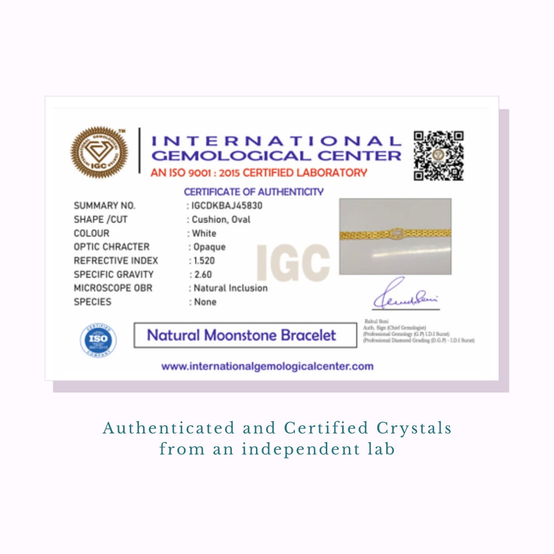 Moonstone Unisex Bracelet