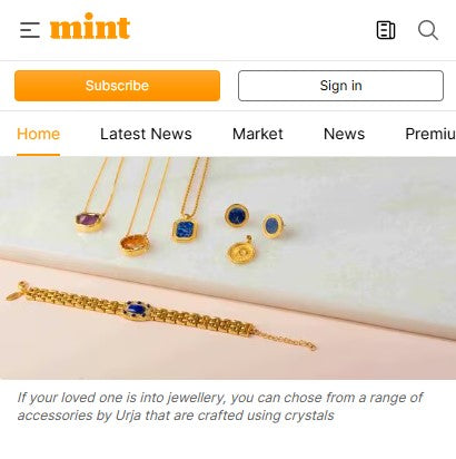 Live Mint Recommends Urja by Zariin for Christmas Gifting