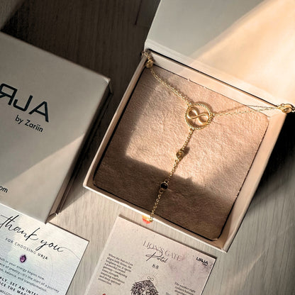 Celebration of Alignment Lariat Necklace