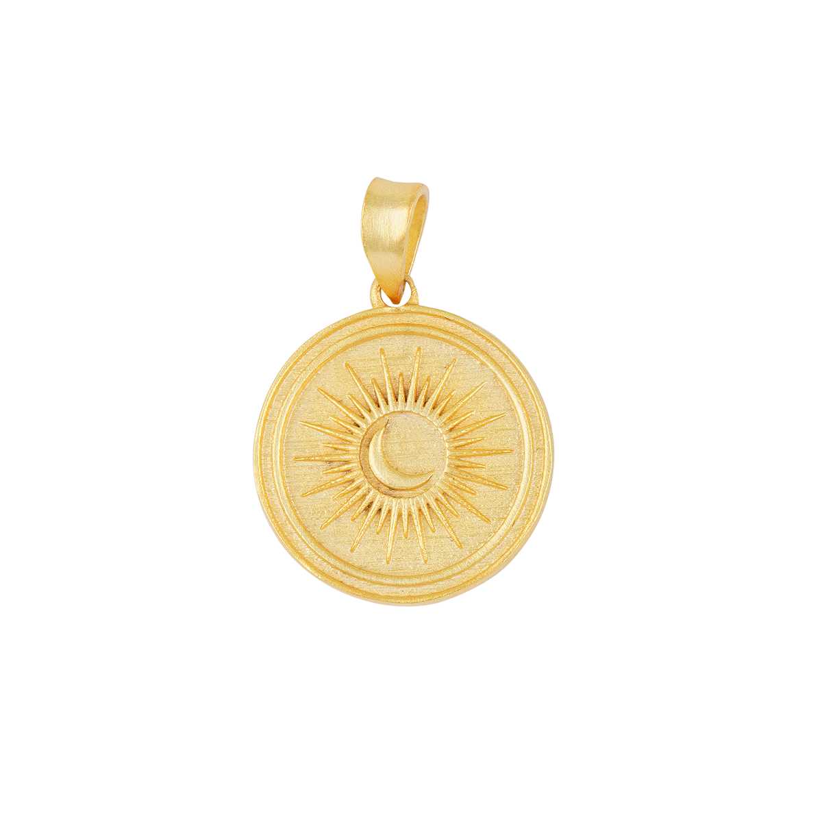 Sun and Moon Coin Necklace for Duality