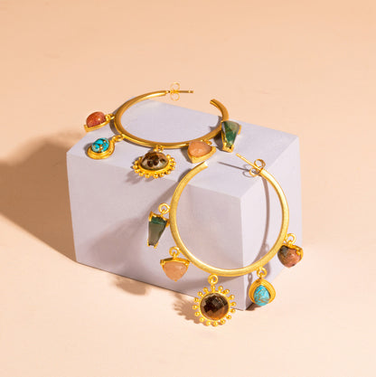Dream in Colour Hoop Earrings