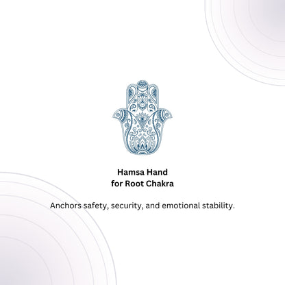 Hamsa Hand Coin Necklace for Protection