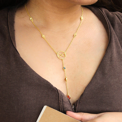 Celebration of Alignment Lariat Necklace