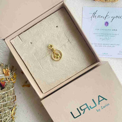 Four Leaf Clover Charm for Faith, Hope, Love and Luck