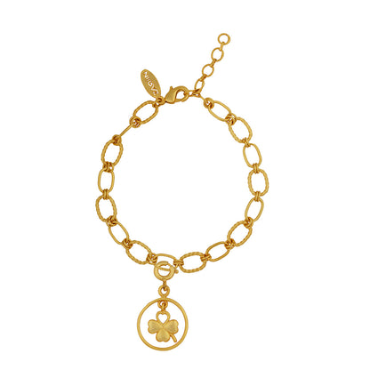 Four Leaf Clover Charm for Faith, Hope, Love and Luck