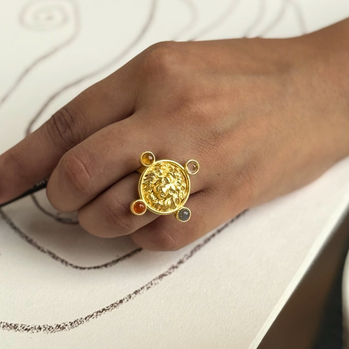 Lion’s Roar Healing Ring