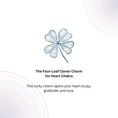 Four Leaf Clover Charm for Faith, Hope, Love and Luck