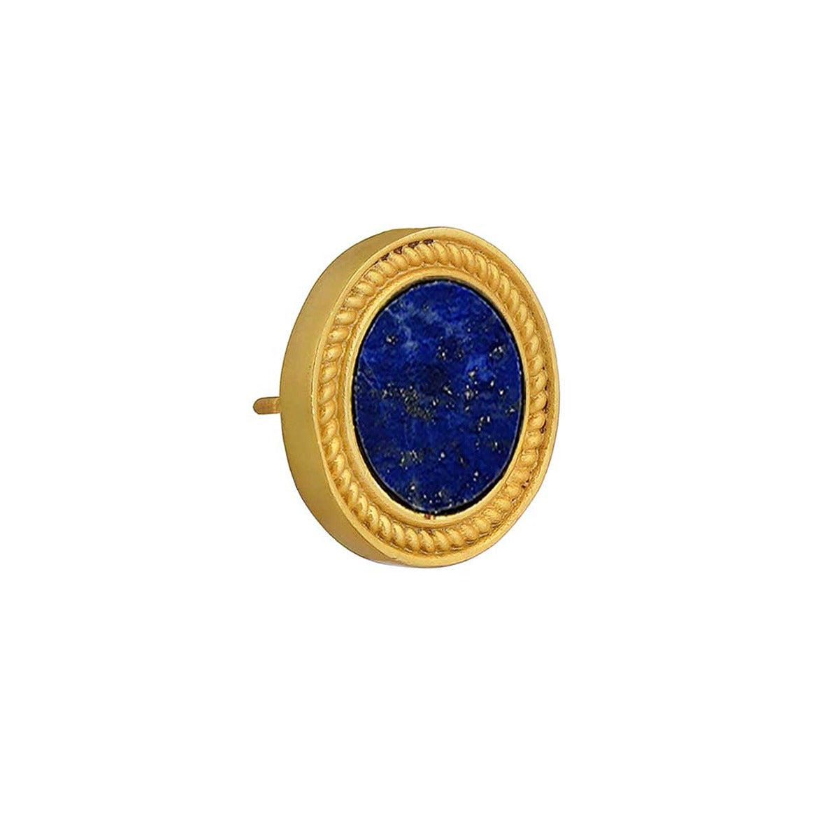 Tranquil Life Stud Earrings with Lapis Lazuli - Intuition