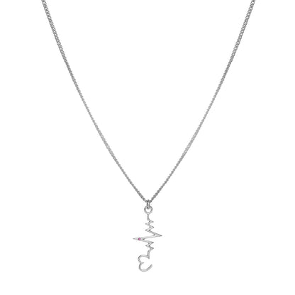 Heart Beats For You Pendant Set