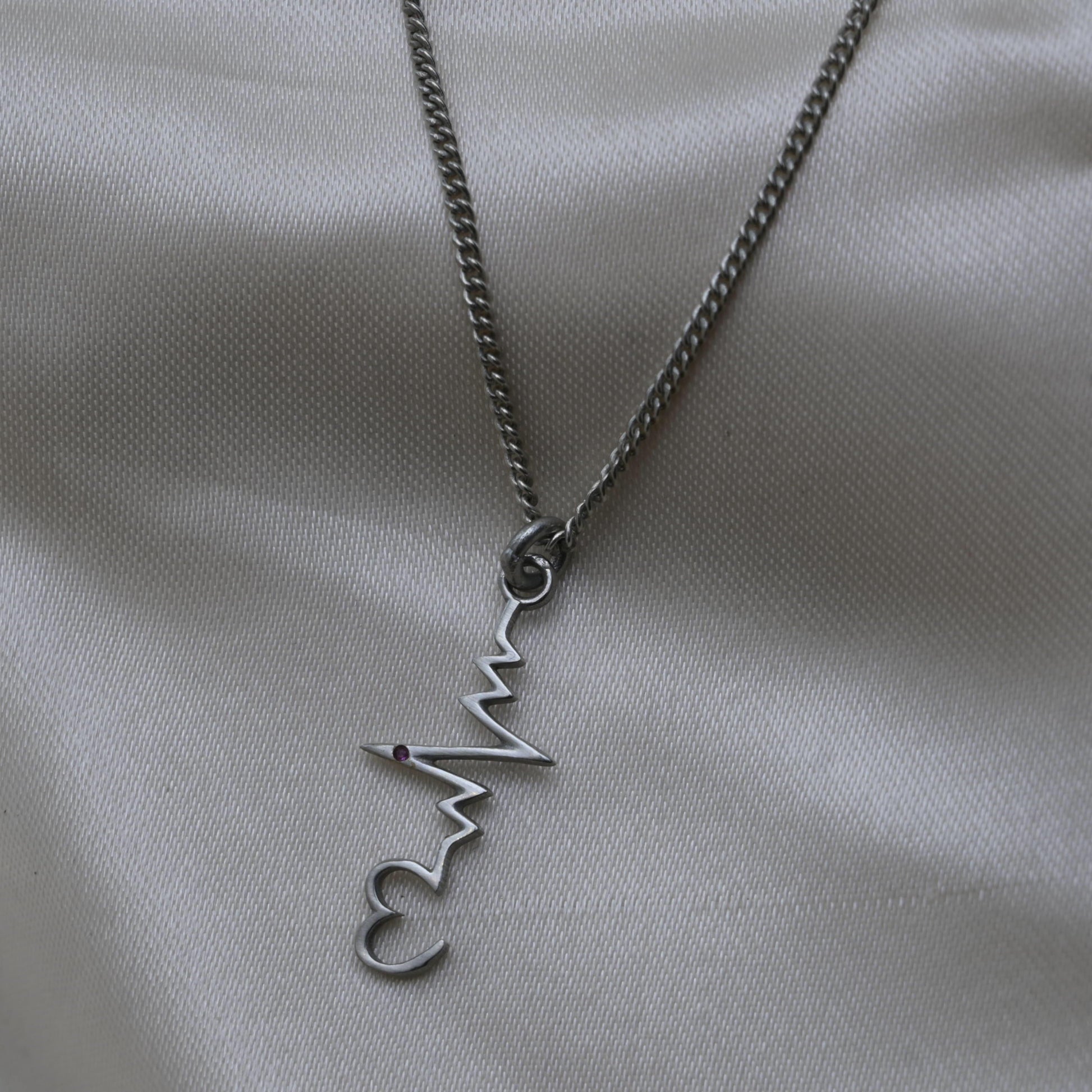 Heart Beats For You Pendant Set