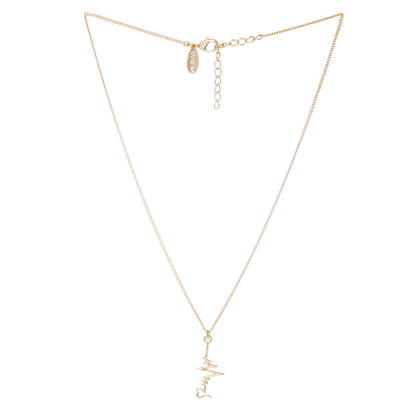 Heart Beats For You Gold Plated Pendant Set