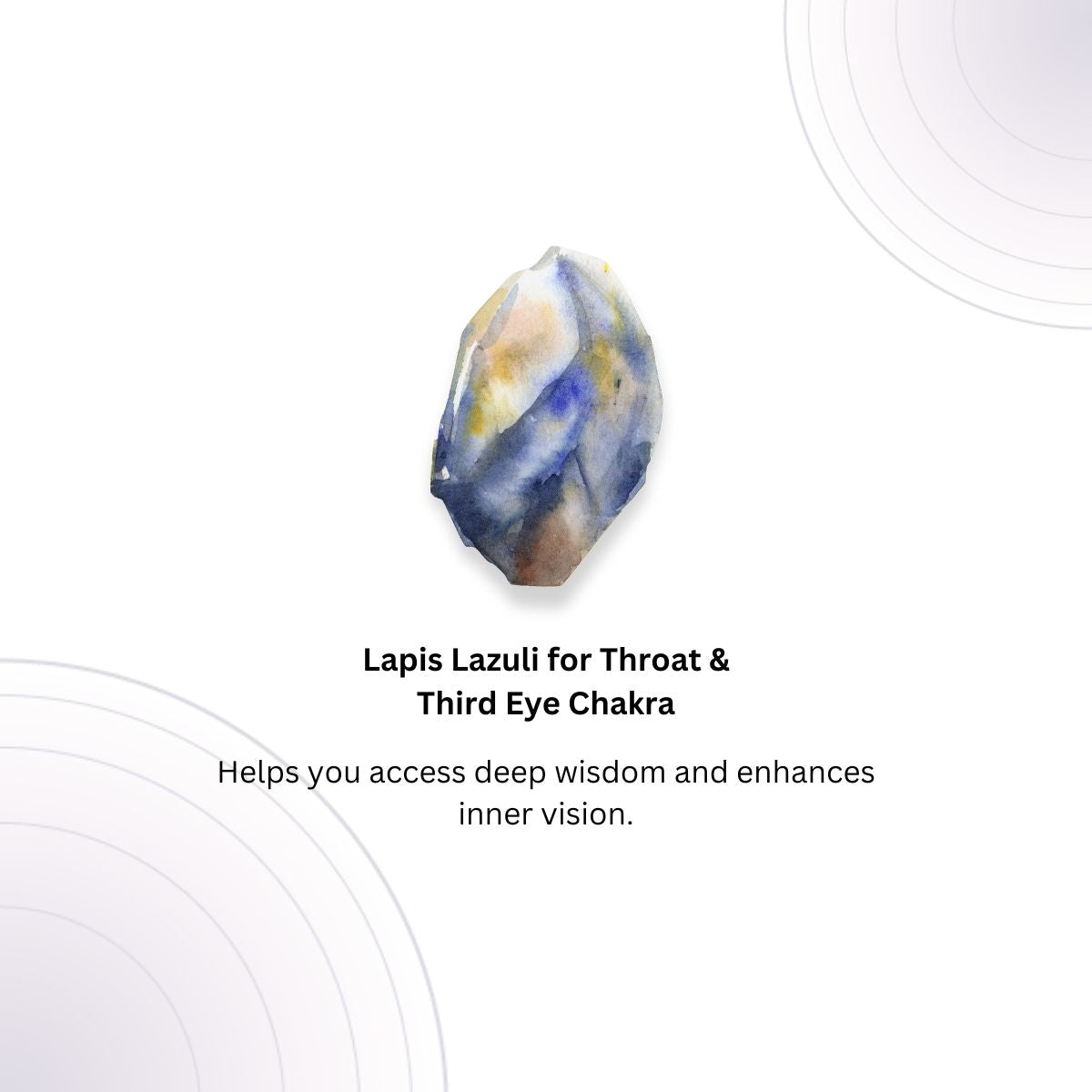 Lapis Lazuli Bead Bracelet for Intuition & Wisdom